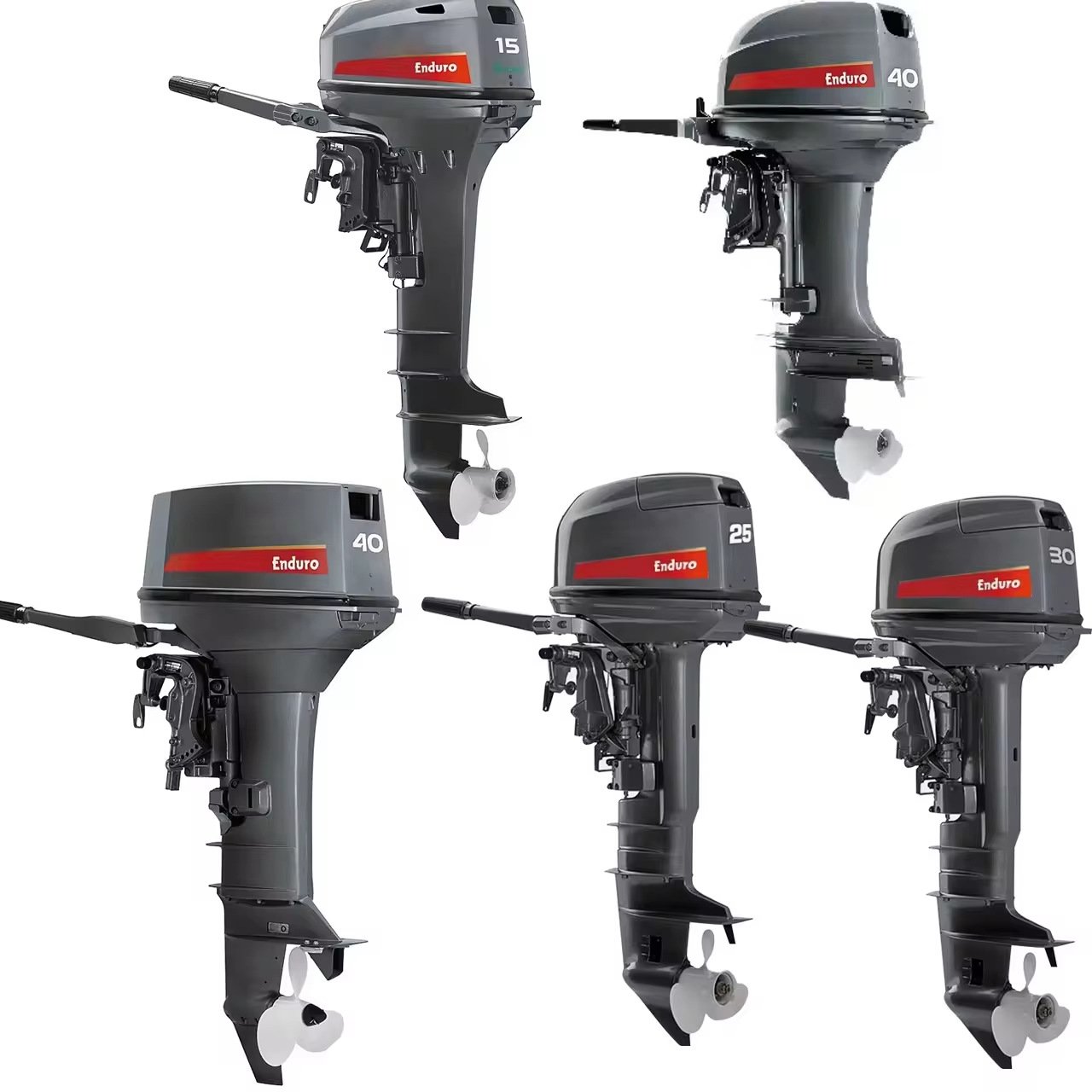 Used Ship Sail Two-Stroke Marine Diesel Engine 30HP to 200HP Outboard Boat Trailer with CDI Ignition System Electric Fuel Type